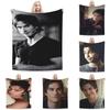 Coperte di Flanella Damon Salvatore Invernali Morbida Coperta Plaid per Bambini e Bambine Camera da Letto Copriletto Grafico Copriletto per Divano Letto