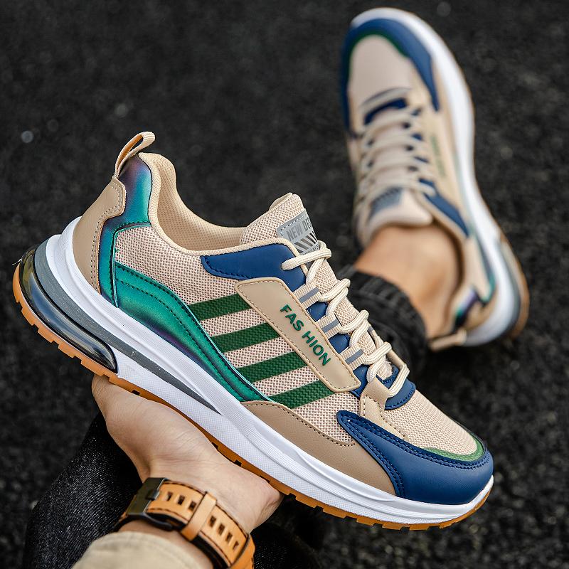 Modische Herren Sneaker Plateau Laufschuhe Luftpolster Sneaker Trend Freizeit Schuhe Rutschfeste Sportschuhe 39-44 Herrenschuhe