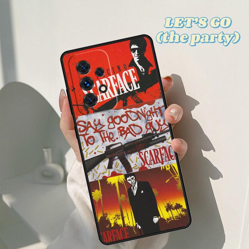 Scarface 1983 Film Al Pacino Phone Case For Samsung Galaxy A42 A31 A40 A51 A71 A32 A80 A91 A52 A72 A73 A20e A21S A50 A70 A11 A12