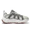 Fila Fusion Exocet Mountain Shoes Comfortable Casual Durable Low-Top Dad Shoes Women Sneakers Snow-White Soft-Willow-Gray T12W511510FSP