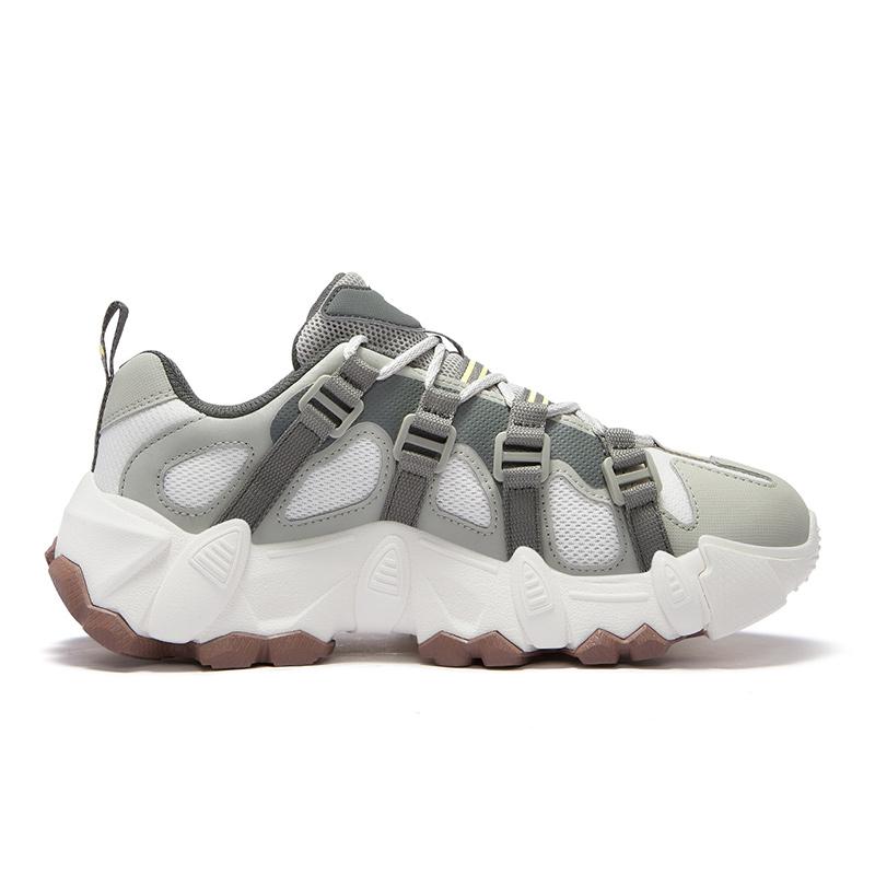 Fila Fusion Exocet Mountain Shoes Comfortable Casual Durable Low-Top Dad Shoes Women Sneakers Snow-White Soft-Willow-Gray T12W511510FSP