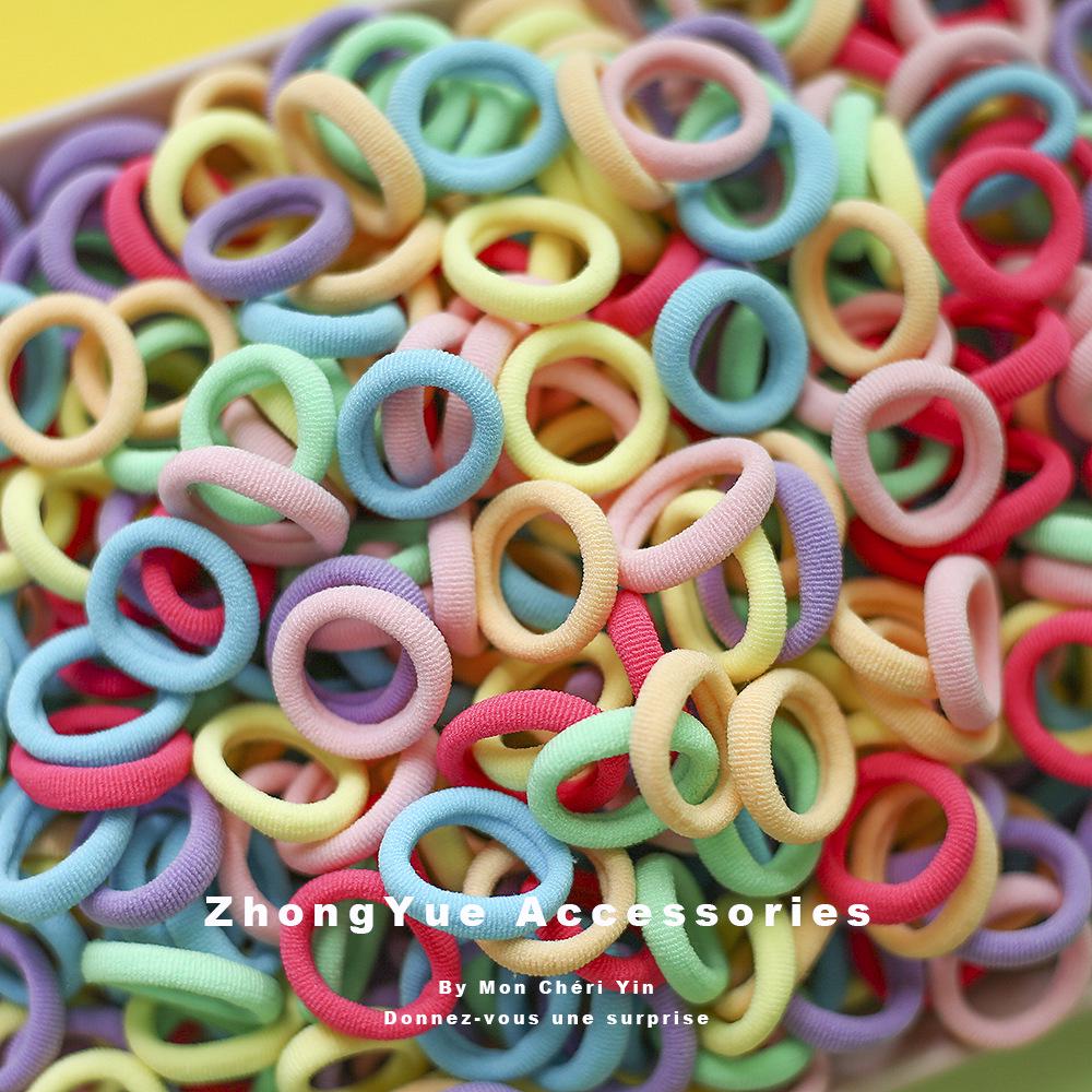 

Красочная бесшовная эластичная резинка для волос и кольцо для большого пальца для детей