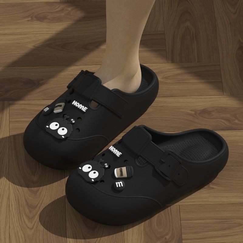 Flower Dotted Eva Slipon Shoes For Women And Men Summer Casual Nonslip Waterresistant Footwear