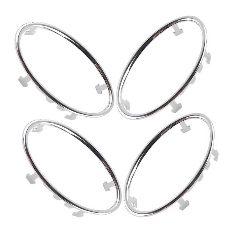 4M51A014L21AE 4Pcs Air Outlet Vent Trim Decoration Circle Fit for Ford Focus 2005 2006 2007 2008 2009 2010 2011 ABS