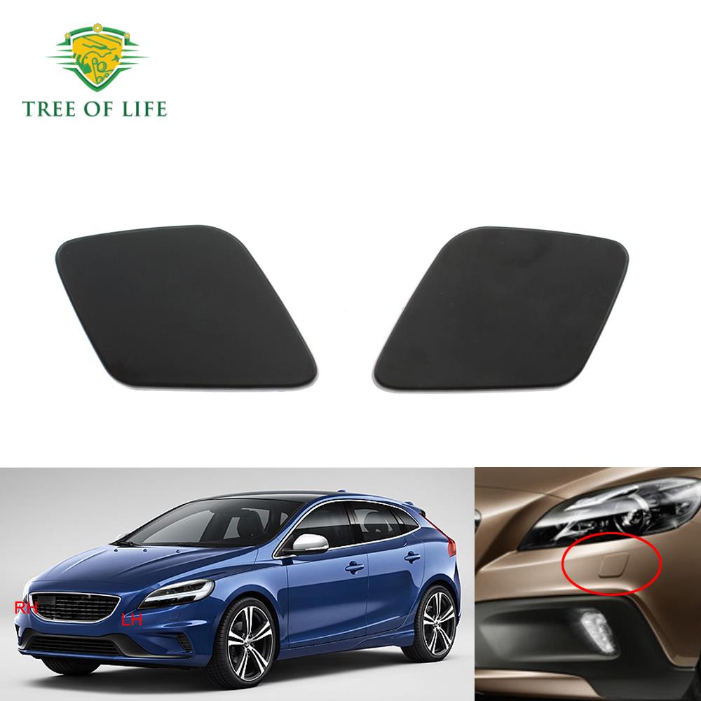 For Volvo V40 2013 2014 2015 2016 2017 2018  Front Bumper HeadLight Lamp Washer Spray Cleaning Actuator Cover Cap 39814180