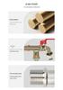 Outdoor Anti-Freeze Double Outlet Copper Faucet for Garden