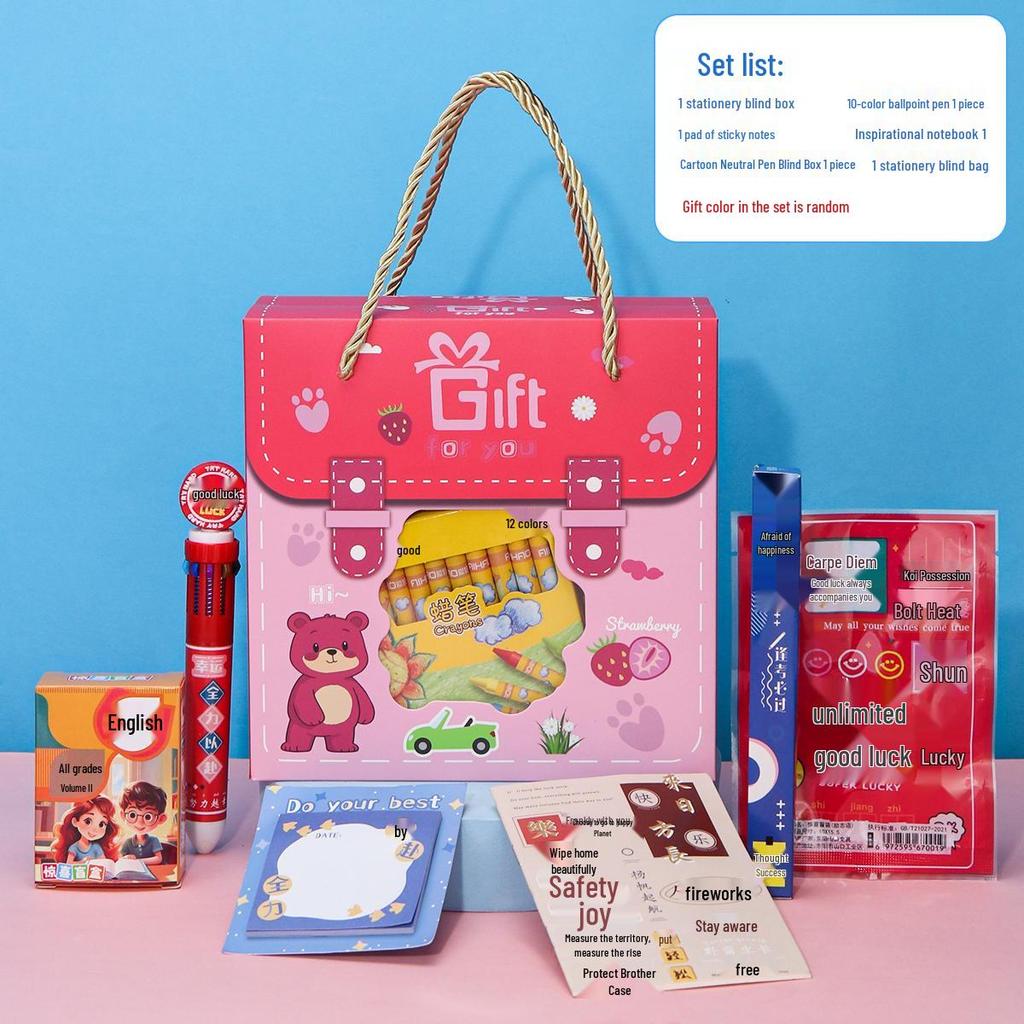 Back-to-School Gift Box: Ideal for Boys & Girls, Birthday Favors, Sharing Gifts, Rewards, Kindergarten & Primary School Students