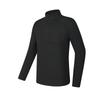 Fila Explore Versatile Comfortable Half-Zip Pullover Long Sleeve T-Shirt Men Tops Deep-Black A51M517201FBK