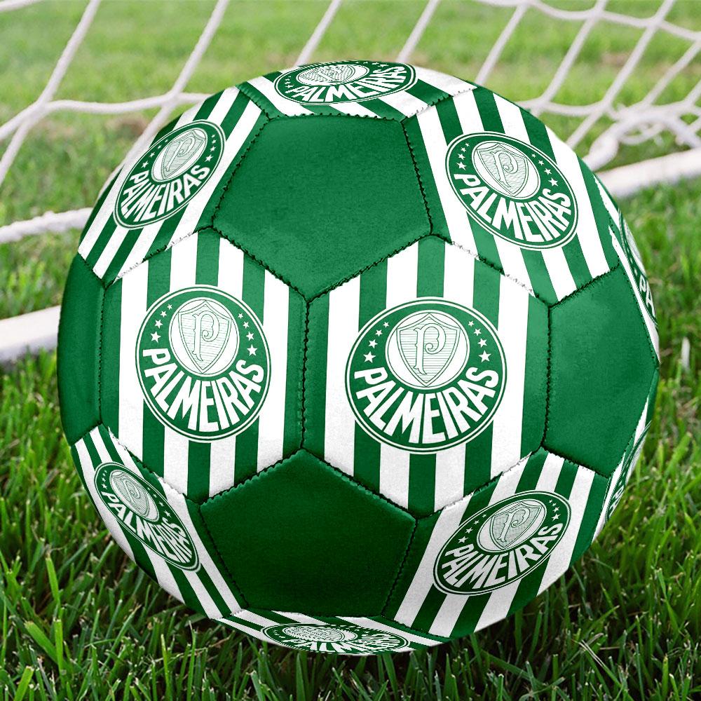 SE Palmeiras football club Pallone da Calcio Indoor Misura 5 Colorato Cucito a Macchina PVC Pronto per la Competizione Resistente Alta Rimbalzabilità