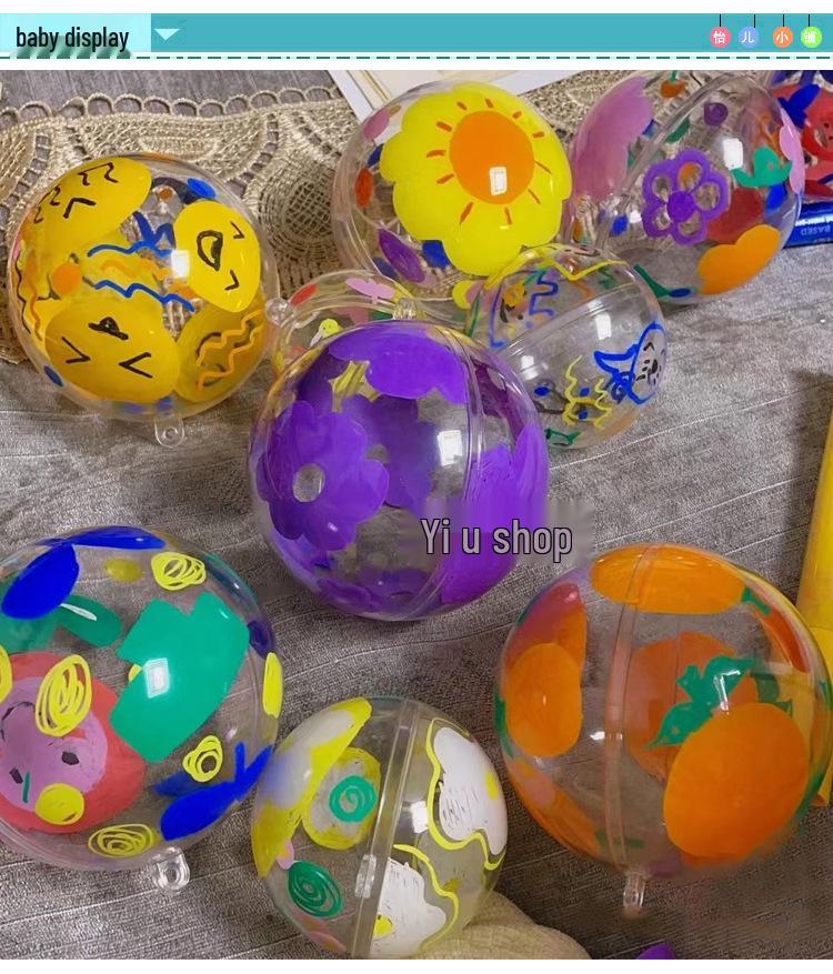 Kindergarten Art Area Graffiti Crystal Ball Decorations