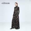 Edition Elite Wardrobe Cloud Wool Printed Knit Dress
