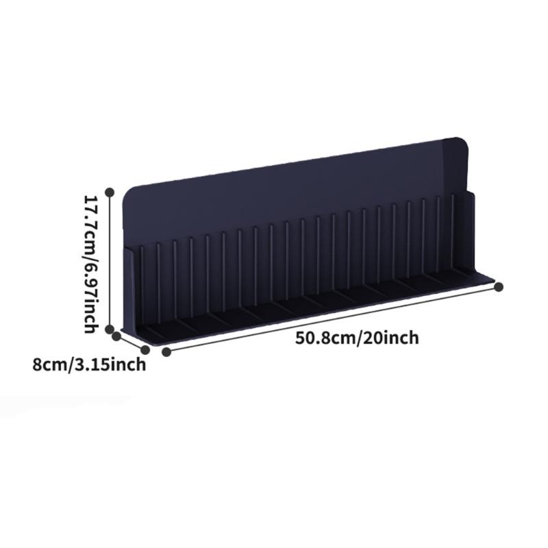 Scissor-Adjustable Sink Water Barrier for Single or Double Bowls with Ribbed Panel, Flexible Form and Return Flows Slope