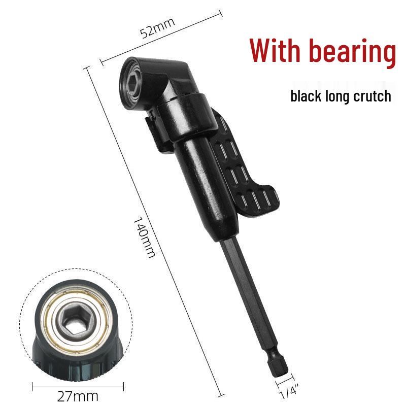 GeiBei 105° Bend Screwdriver Direction Changer with Hex Shank for Electric Drills