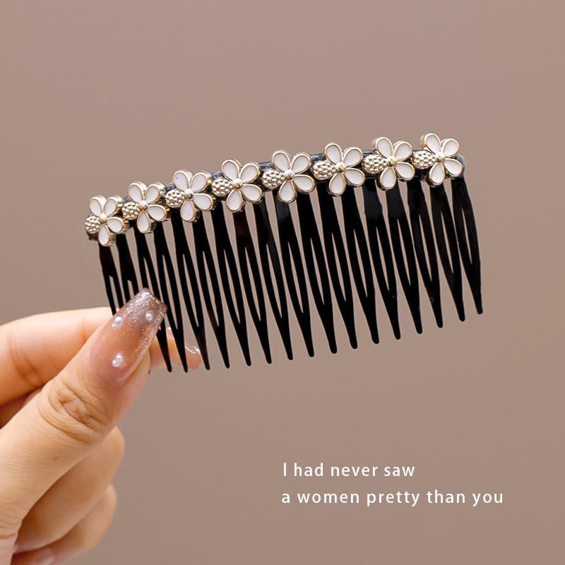 Stylish and Versatile Hair Clips for Women, Pearl Hair Combs for Wispy Hair, Bangs Clips, High-end Hair Accessories