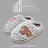 Jie Liya 2025 Women's Cute Cartoon Cotton Slippers - Cozy Indoor Plush for Autumn/Winter (Available for Men Too)