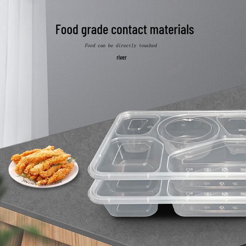 Jinmei Hewang Disposable 4+1 Compartment Meal Box