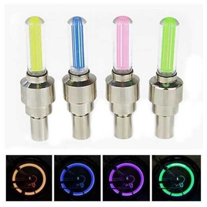 LED Bicycle Wheel Light, New, Installation On the Bicycle Tire Valve, Bicycle Accessories Blue -WGHY3903