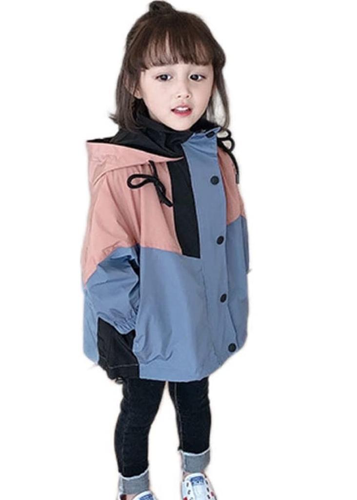 InSomila Mountain Baby Windbreaker Baby Hooded Kids' Parka, Jacket, Coat, Outerwear, Kids' Clothing, Girls, (130)