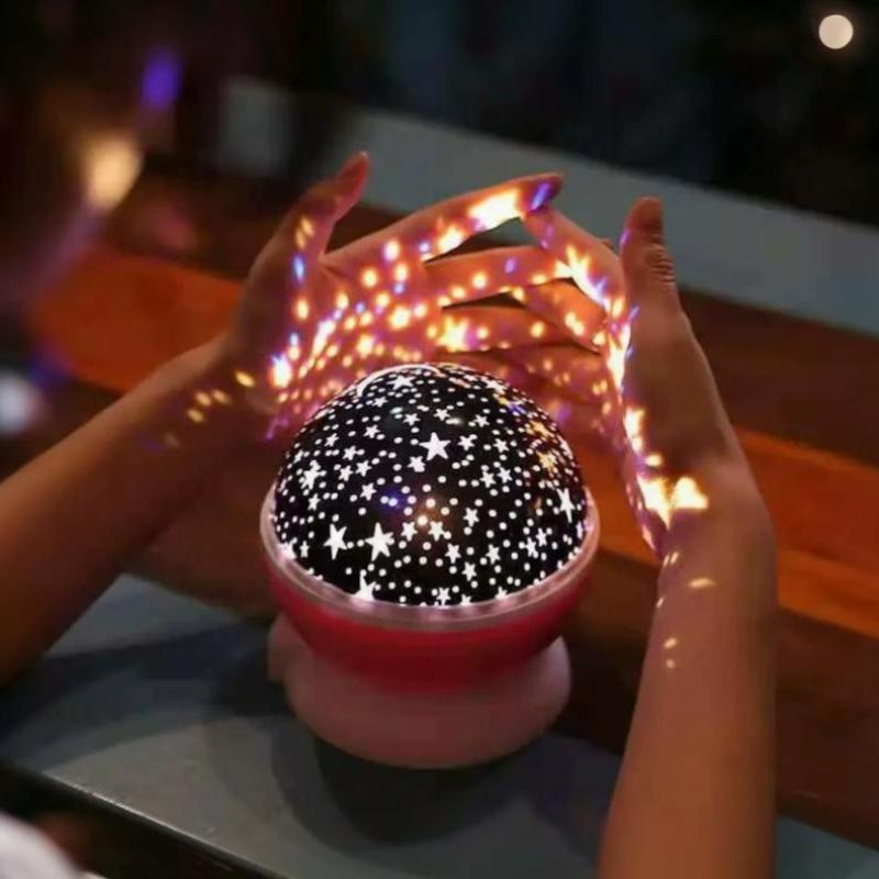 Night Lamp Projector Starry Sky Night Light Projector Decor Lamp Rotating Starry Moon Galaxy Projector Table Light