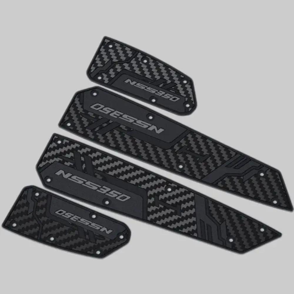 

Non-slip Motorcycle Foot Pads Dirt-resistant Wear-resistant Rubber Foot Pedal Riding Protection for Honda FORZA350 NSS350 чорний