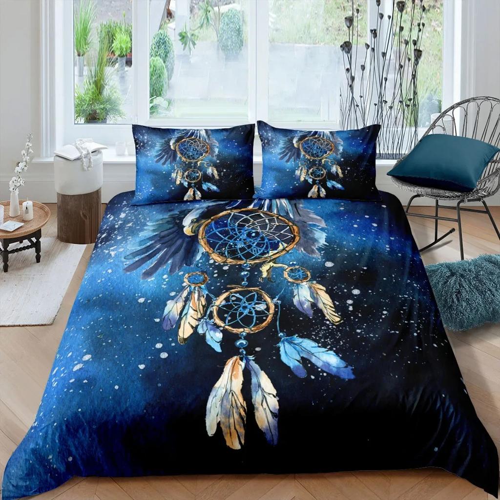 Dream Catcher Bedding Set Bohemian Duvet Cover Queen 240x220 Ethnic Quilt Cover Single Double King Comforter