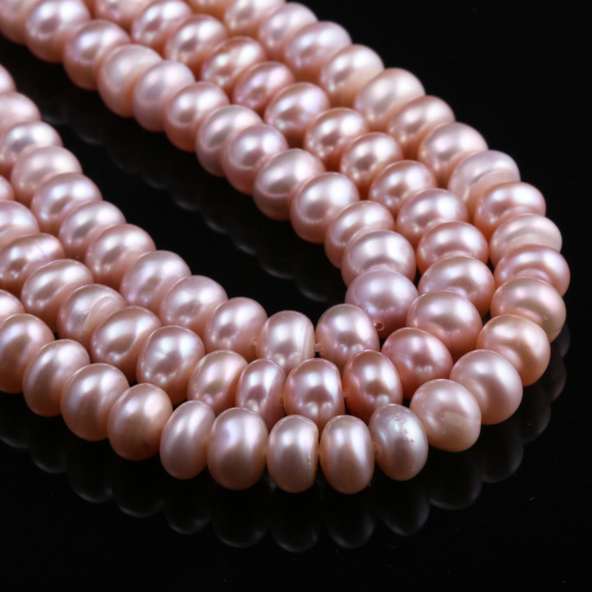

High Quality Natural Freshwater Pearl Rice-shaped Beads for Jewelry Making DIY Necklace Bracelet Accessory 36cm 5-6mm фіолетовий