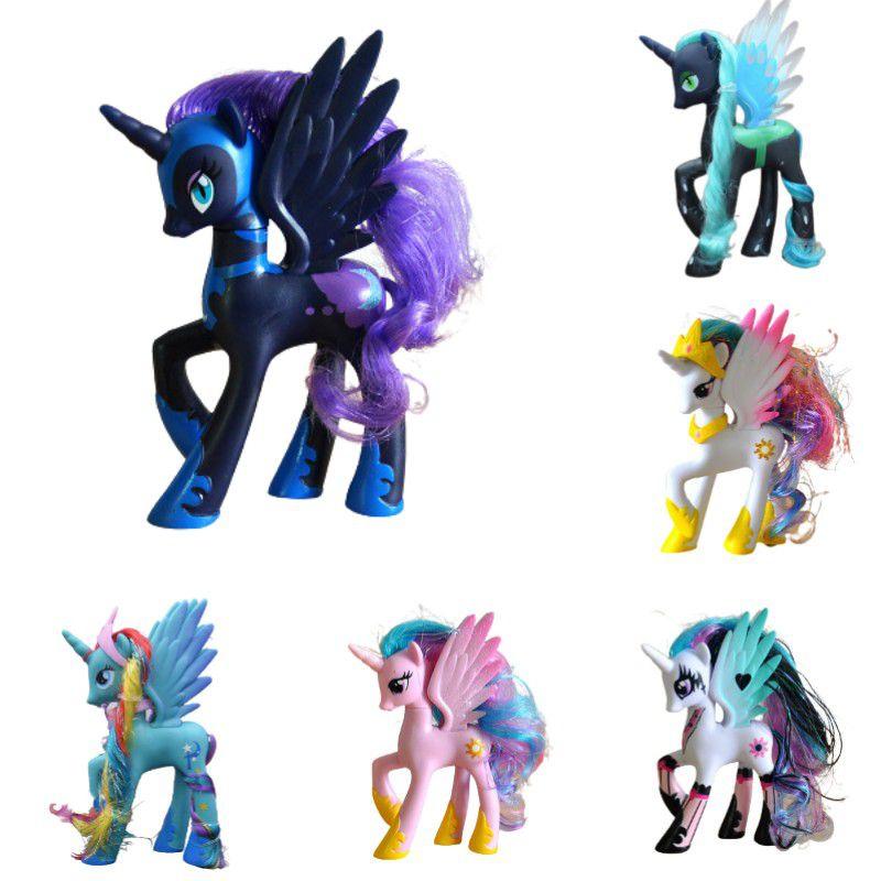 Pony Little My Figure Toy Unicorns Model Cake Topper Kids Xmas Gifts Birthday