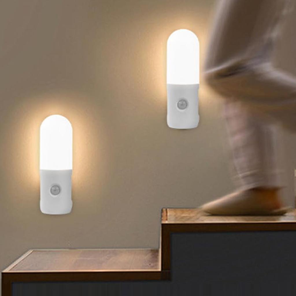 3-Color Dimmable Wireless Night Light Soft Glow Eye-Friendly LED Stick-On Night Light Versatile Placement for Home Decor Accent