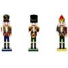 Wooden Nutcrackers Ornament Christmas Decorations Figures Puppet Home Decors Wooden Nutcrackers Figures for Fireplaces