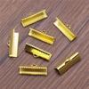 Bandenden Crimp-Clips Antikstil Zubehör für die Schmuckherstellung 8 Größen 4 Farben