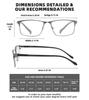 JM Men Reading Glasses Blue Light Blocking Optics Lenses for Women Men Anti Glare Filter Lightweight Eyeglasses
