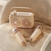 Jiguang Retro Bluetooth Karaoke Speaker with Microphone