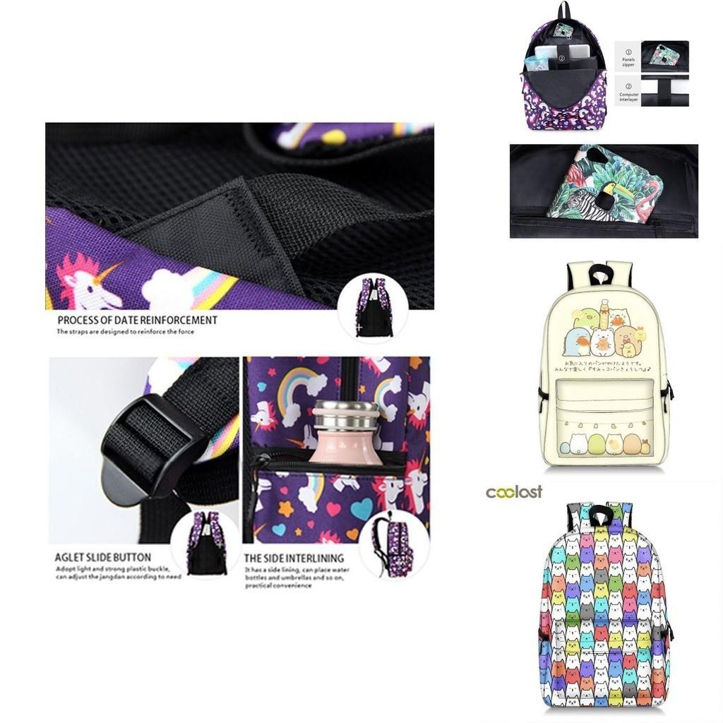 Sumikkogurashi Backpack With Adjustable Padded Straps For Outdoor And School Use