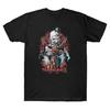 Terifier fan art poster horror movie killer clown scary evil halloween costume slasher film 100 cotton printed t shirt for Unisex