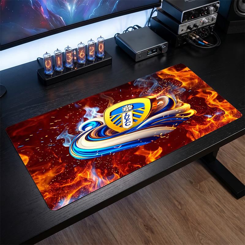 Tappetino Mouse Grande Stampa Leeds United Football, Tappetino Esteso Antiscivolo per Scrivania da Gioco per Ufficio Casa
