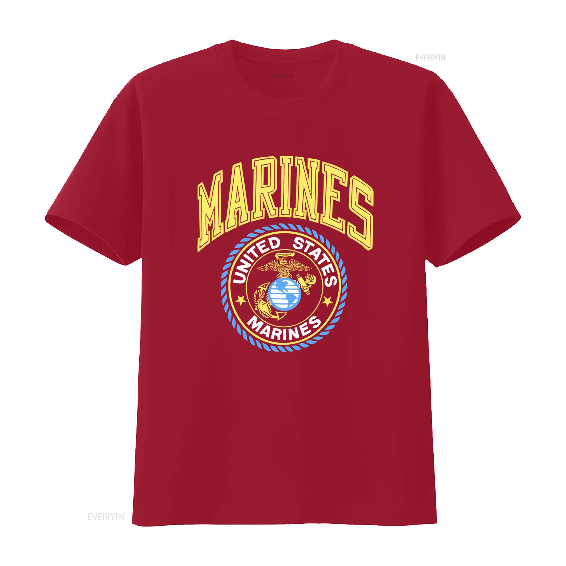 

Vintage United States Marines Eagle Globe Anchor T Shirt vintage Washed Comfortable Top For Everyday Wear fashion Breathable S