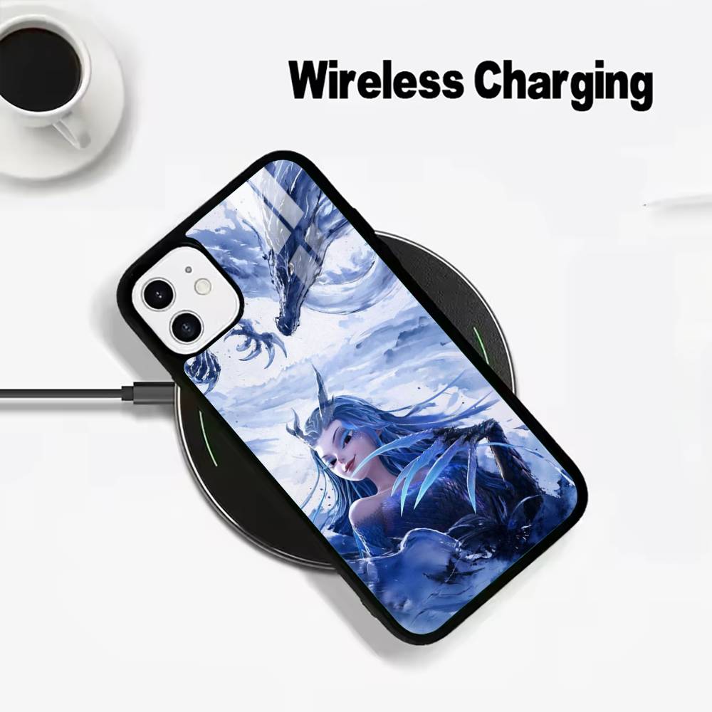 

N-Z-Ne-zha Hot anime For IPhone17 16 15 14 13 12 11 Plus Pro Max Plus Wireless Charger Phone Case iPhone12Pro