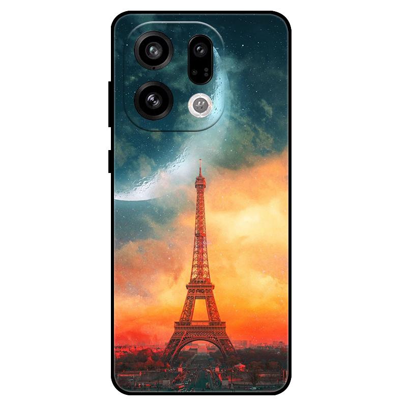 For Oppo Find X9 Pro Case Silicone Luxury Space Soft Bumper for Oppo Find X 9 X9Pro 5G 2025 Phone Cover TPU Funda Shockproof