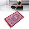 سجادة صلاة سميكة ناعمة مطرزة بسجاد صلاة مع شرابات للنساء والرجال والأطفال التأمل
