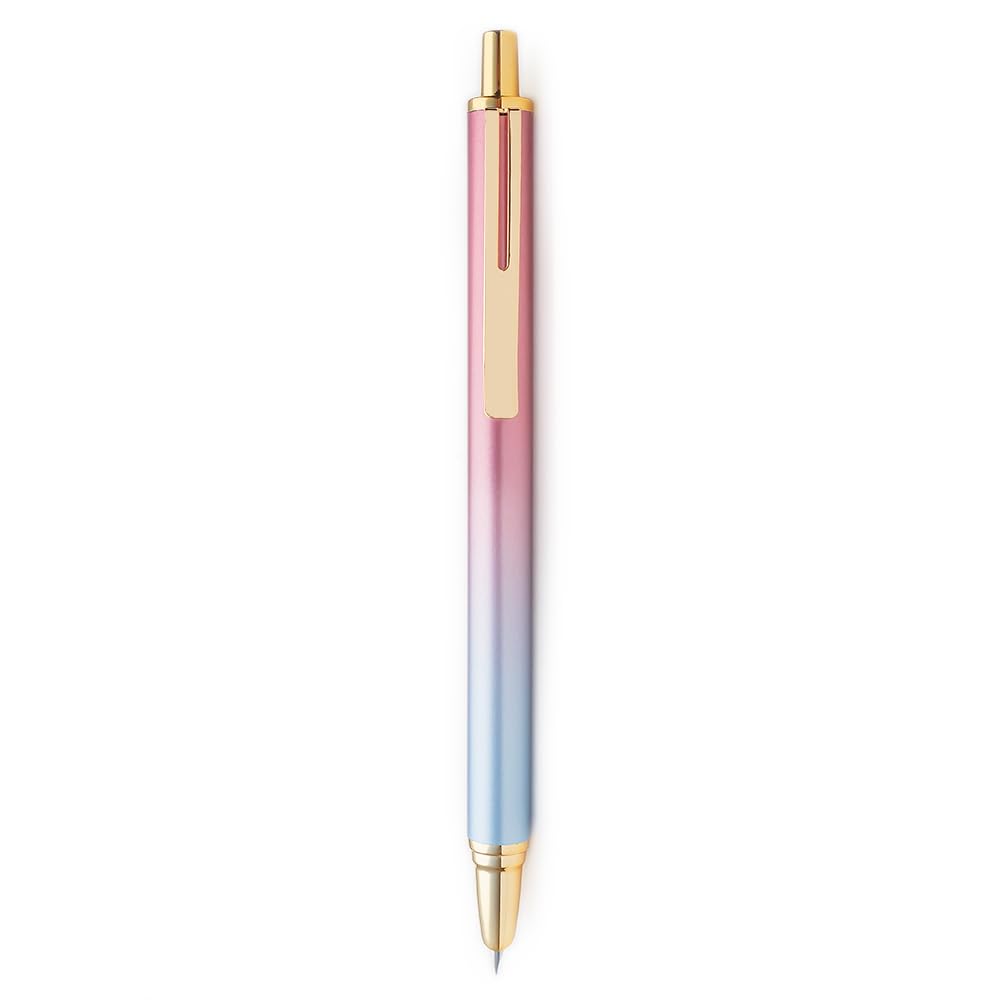 WANCHER CLICKER Fountain Pen Blue x Magenta 1×one×wan (Pastel (Converter Included))