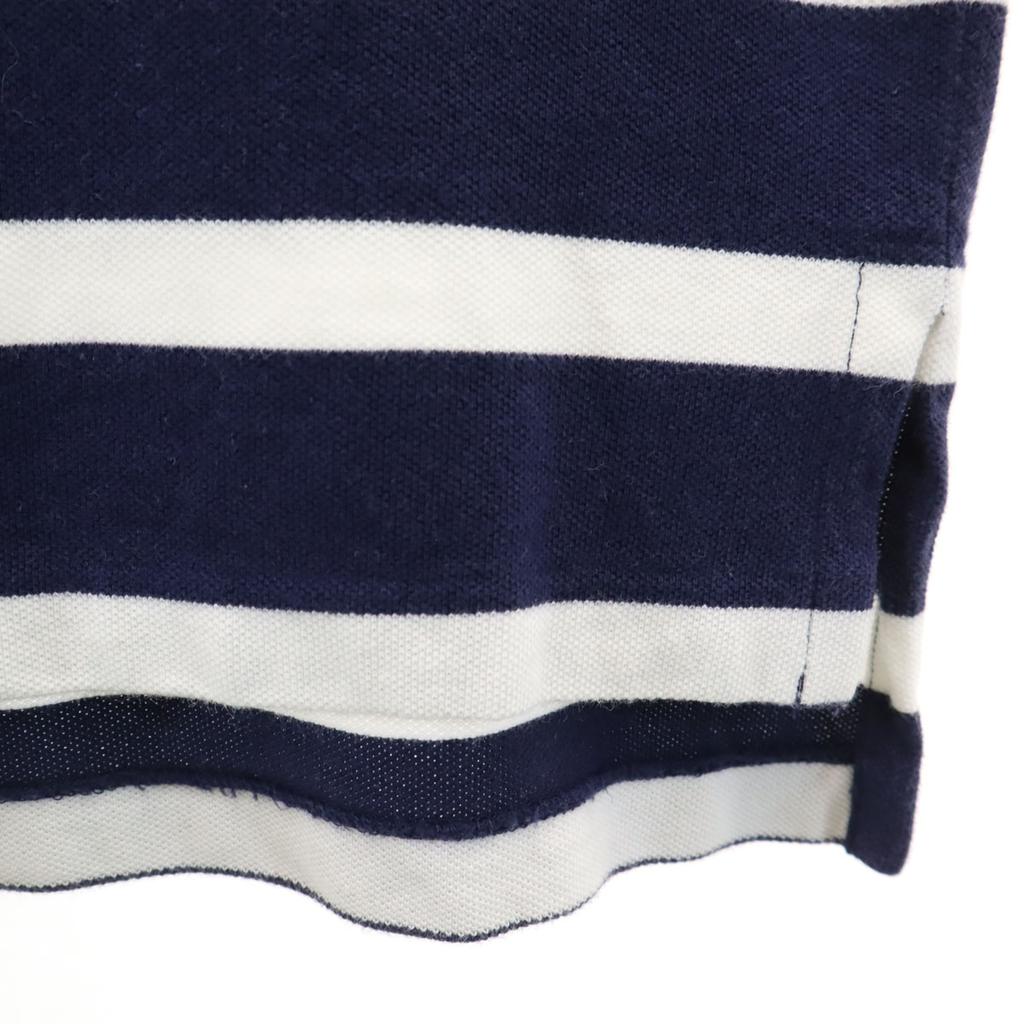 Polo by Ralph Lauren Border Pattern Short sleeve Polo shirt S Navy Fawn Men's Used
