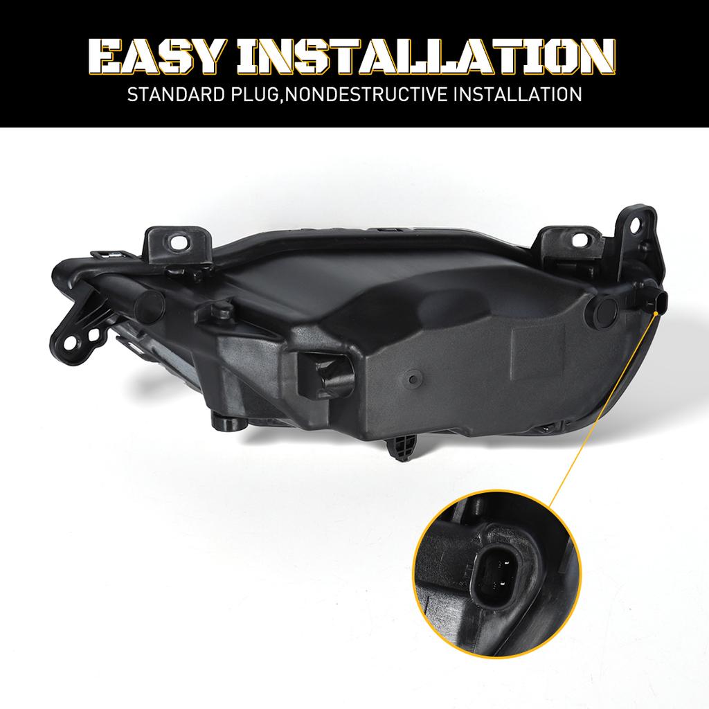 Frameless Fog Lamp For Volvo XC60 XC90 S90 V90 2018-2025 Daytime Running Light LED Front Fog Driving Light 32337364 32337365 12V