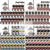 Napoleonska Fältjägare Lanserare Soldater Mini Actionfigurer Leksaker för Barn Legionkrig Byggklossar för Barn Julklappar
