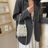 Fashion metal bead hand bag women's 2026 summer new temperament versatile shoulder bag crossbody bucket bag