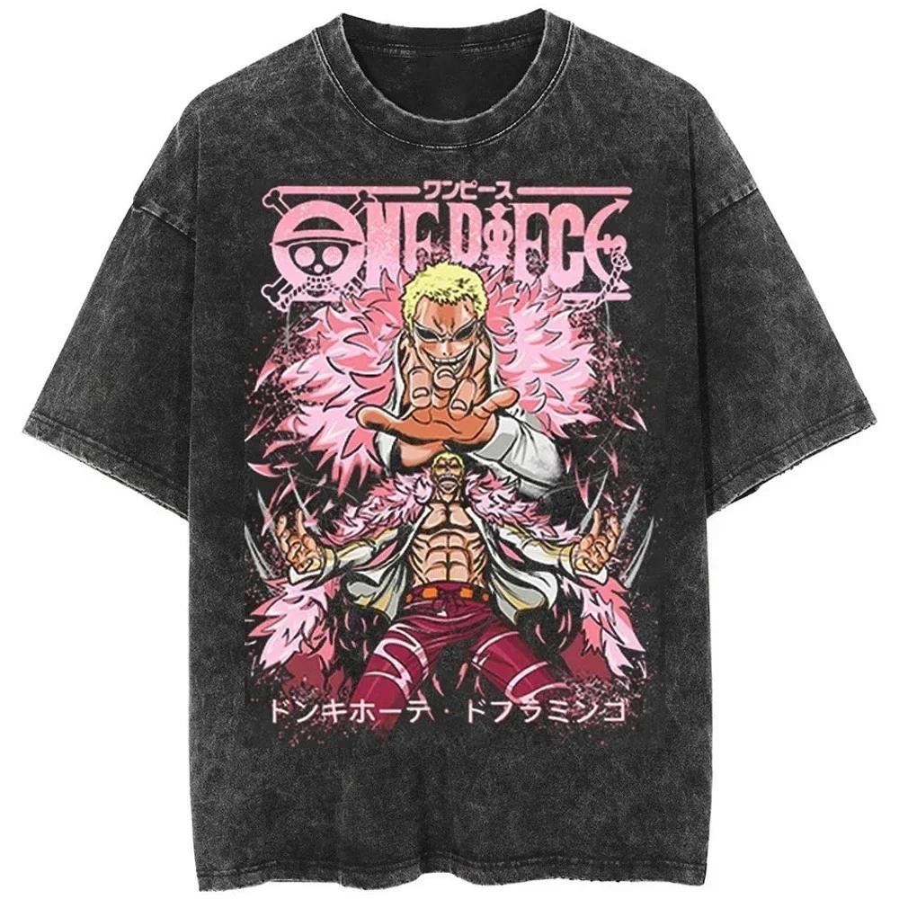 

One piece anime manga T-shirt shirt undershirt undershirt 100% cotton Black 3XL