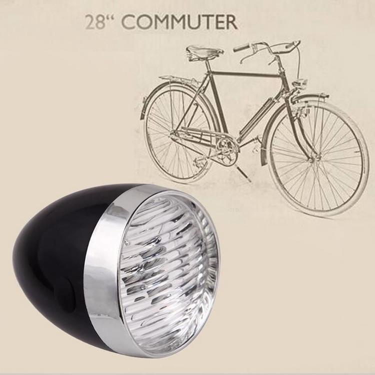 1Pc Bike Headlights Mountain Bike Vintage Headlights 3LED Riding Lights, Front Lights, Night Riding Gear