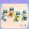 Adorabile Portachiavi in Silicone degli Octonauts Figure Cartoni Animati Per Zaini e Regali