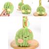 Pink Cactus Plush Doll Keyring With Short Plush Material For Bag Decoration
