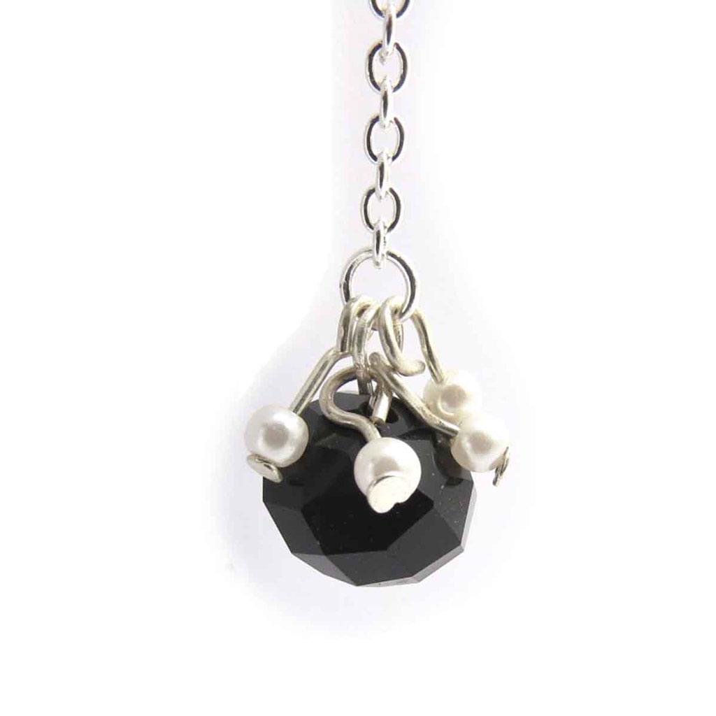 Les Trésors De Lily [J7834] - Black 'Mineralia' Designer Earrings