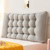 Headboard Pillow Headboard Backrest with Elastic Strap Bed Waist Support Cushion Daybed Bolster for Dorm Bedroom Sitting Reading
